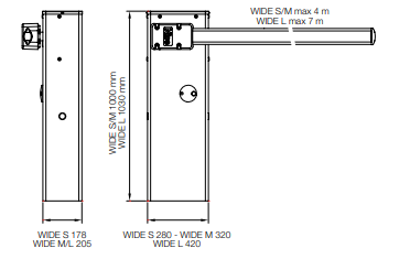 Nice Armed Barrier Dimensions